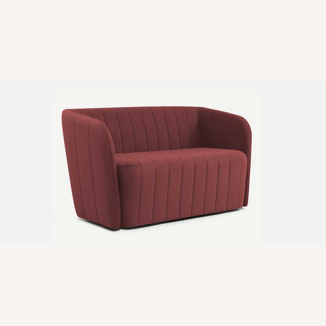 Candler Fabric Sofa (Pink)