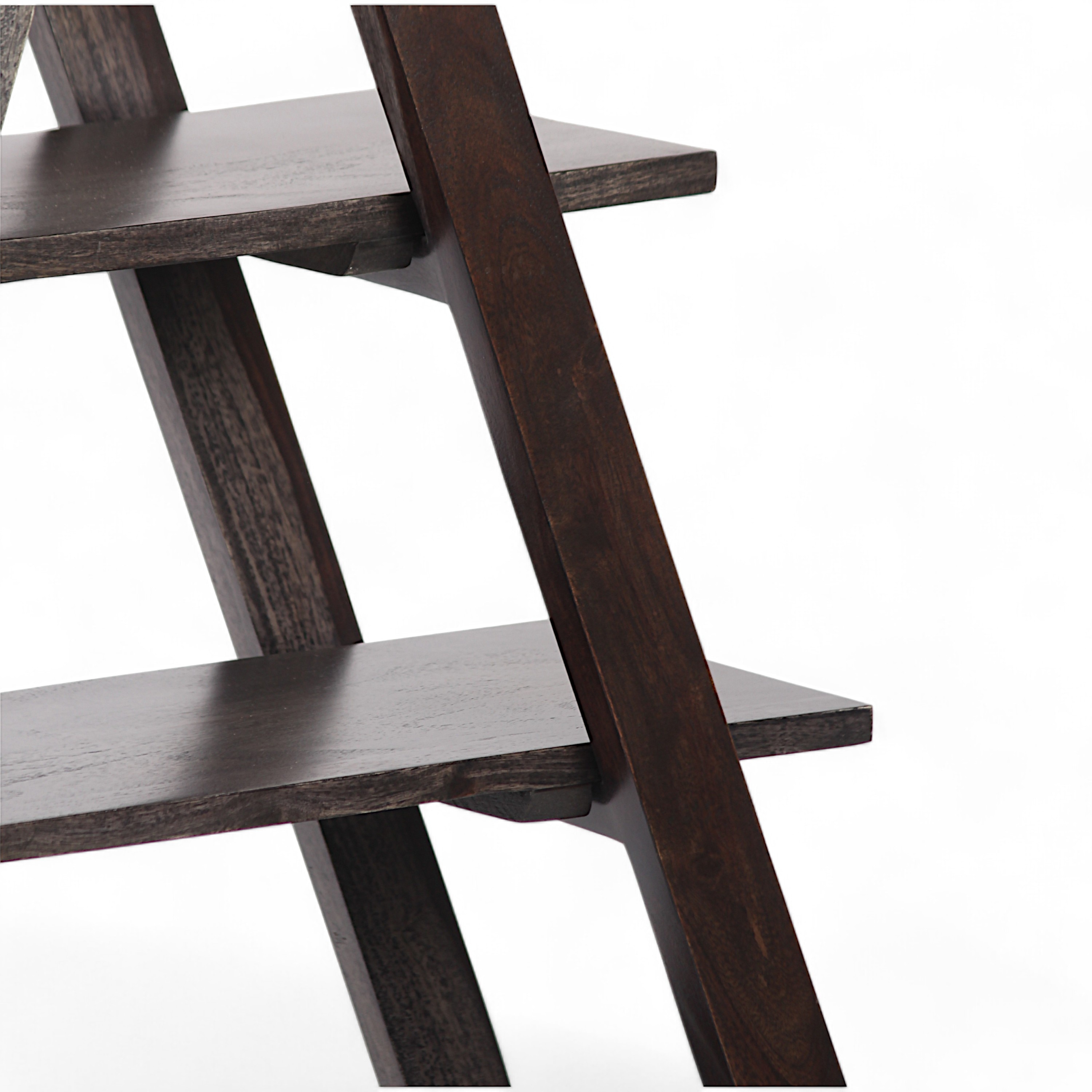 Kassel Sheesham Wood Book Shelf in Mahogany Finish