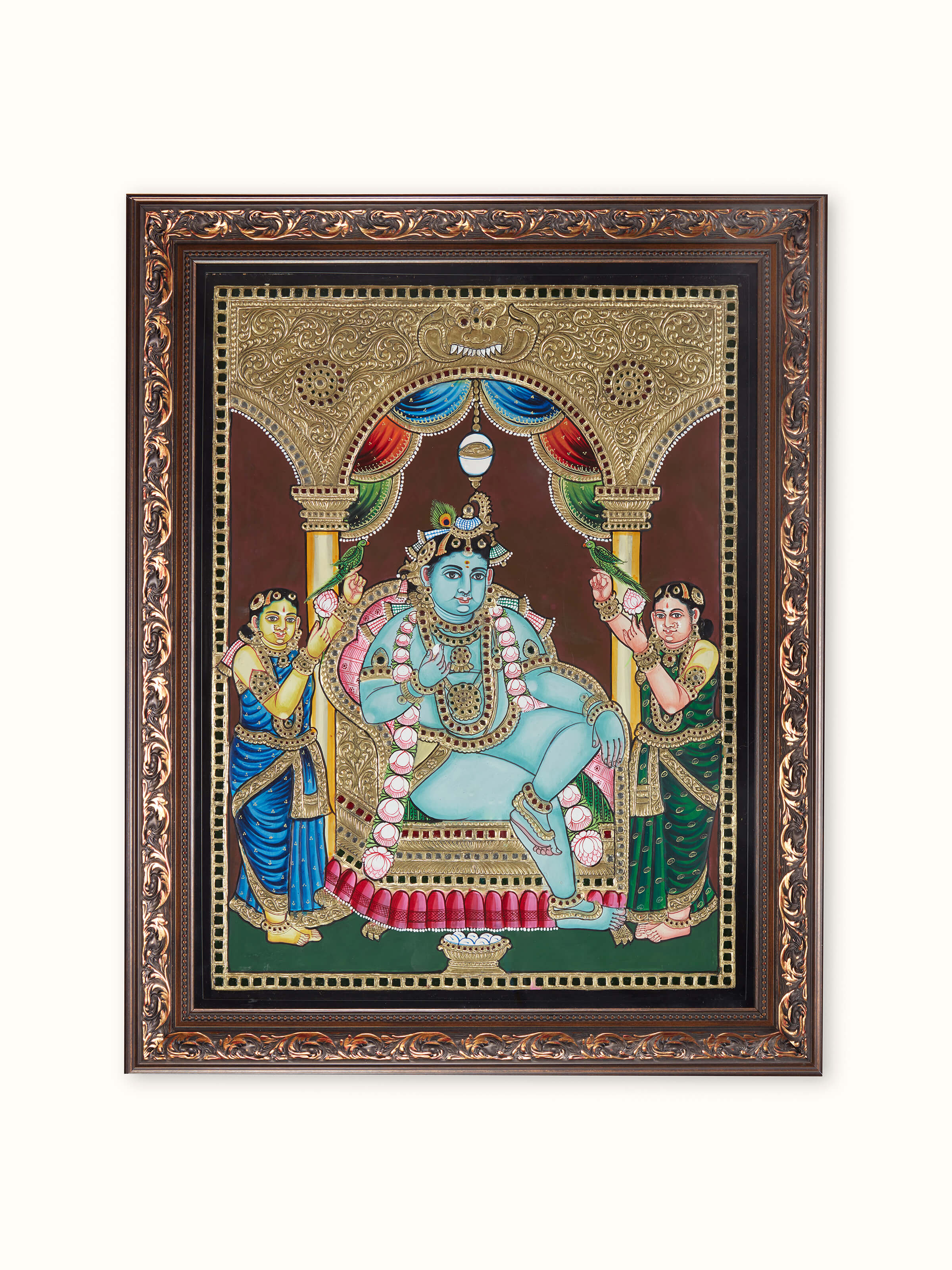Krishna Thanjavur Painting