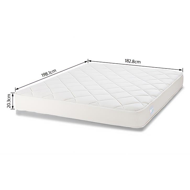 Cloud Pocket Spring King Size Mattress with HD Foam (Mattress Thickness : 8 Inches, Mattress Dimensions : 78 x 72 in)