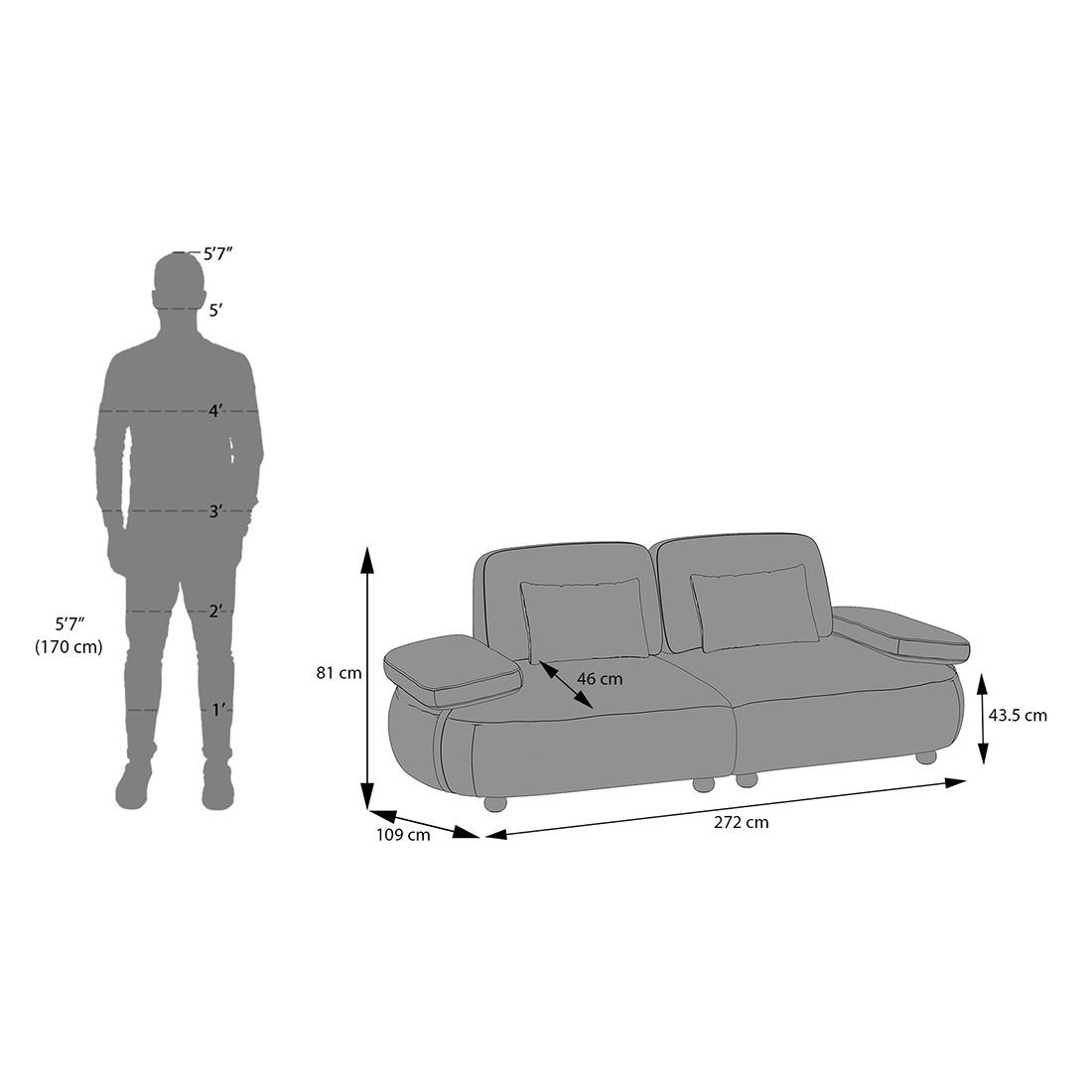 Soho 3 Seater Fabric Sofa In Blush Fabric