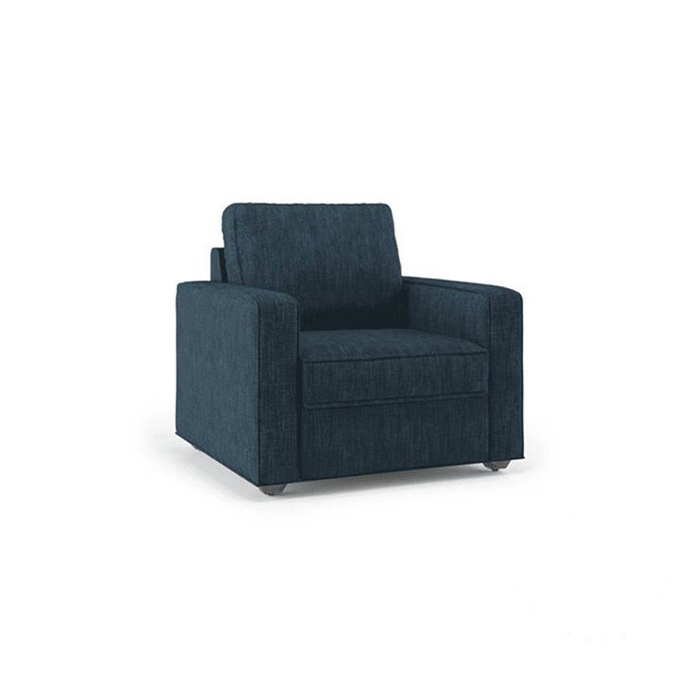 Apollo Sofa Set (Colour : Indigo Blue, Cushion : Soft, Back Type : Regular, Seater : 3+2+1)