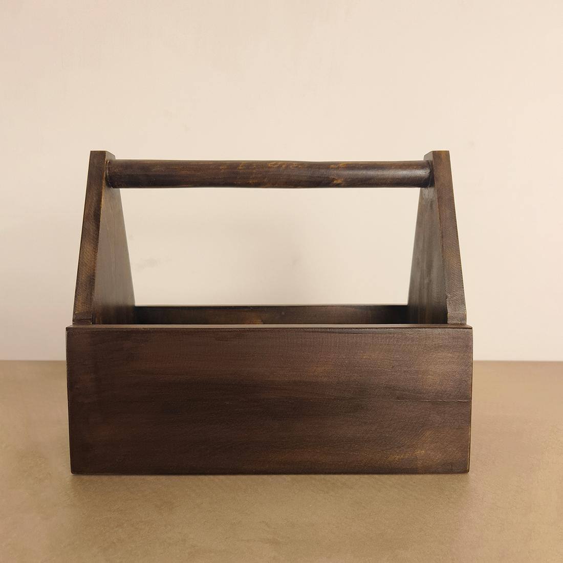 Emily Wooden Bottle & Cutlery Holder