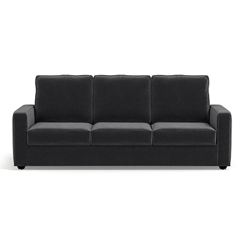 Apollo Compact Sofa Set (Colour : Pebble Grey, Cushion : Soft, Back Type : High Back, Seater : 3+1+1) - Urban Ladder