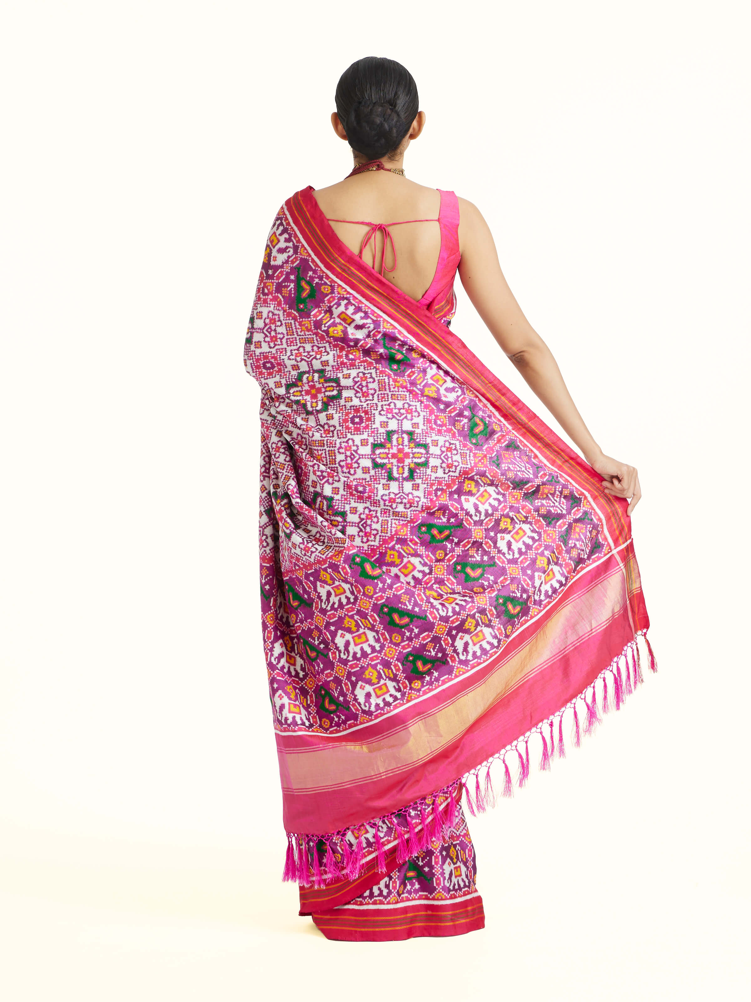 Beige Patan Patola Saree