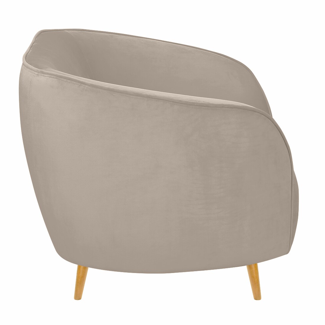 Nero Velvet 2 Seater Sofa in Cream Colour