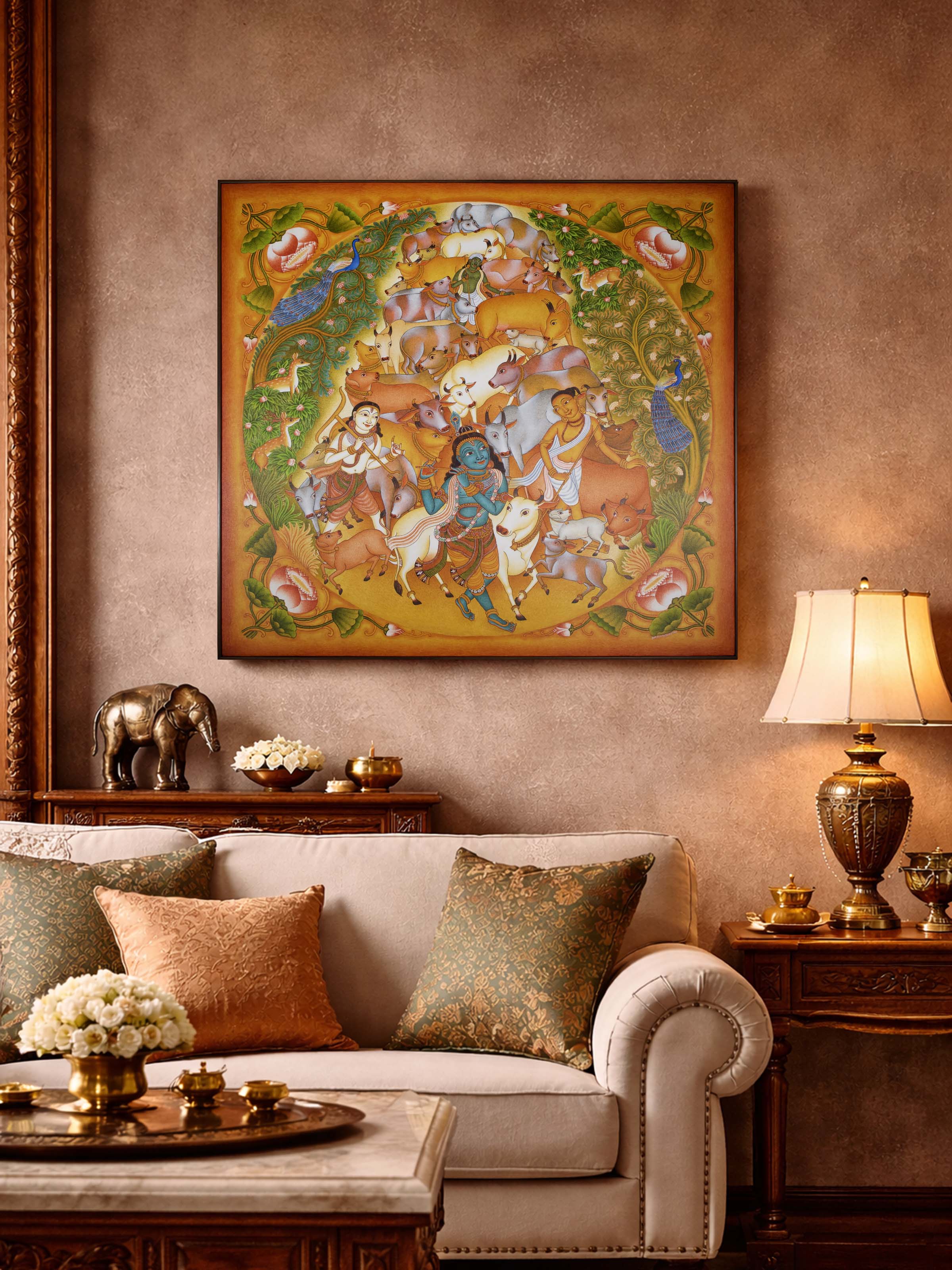 Nanda Nandana Kerala Mural Painting