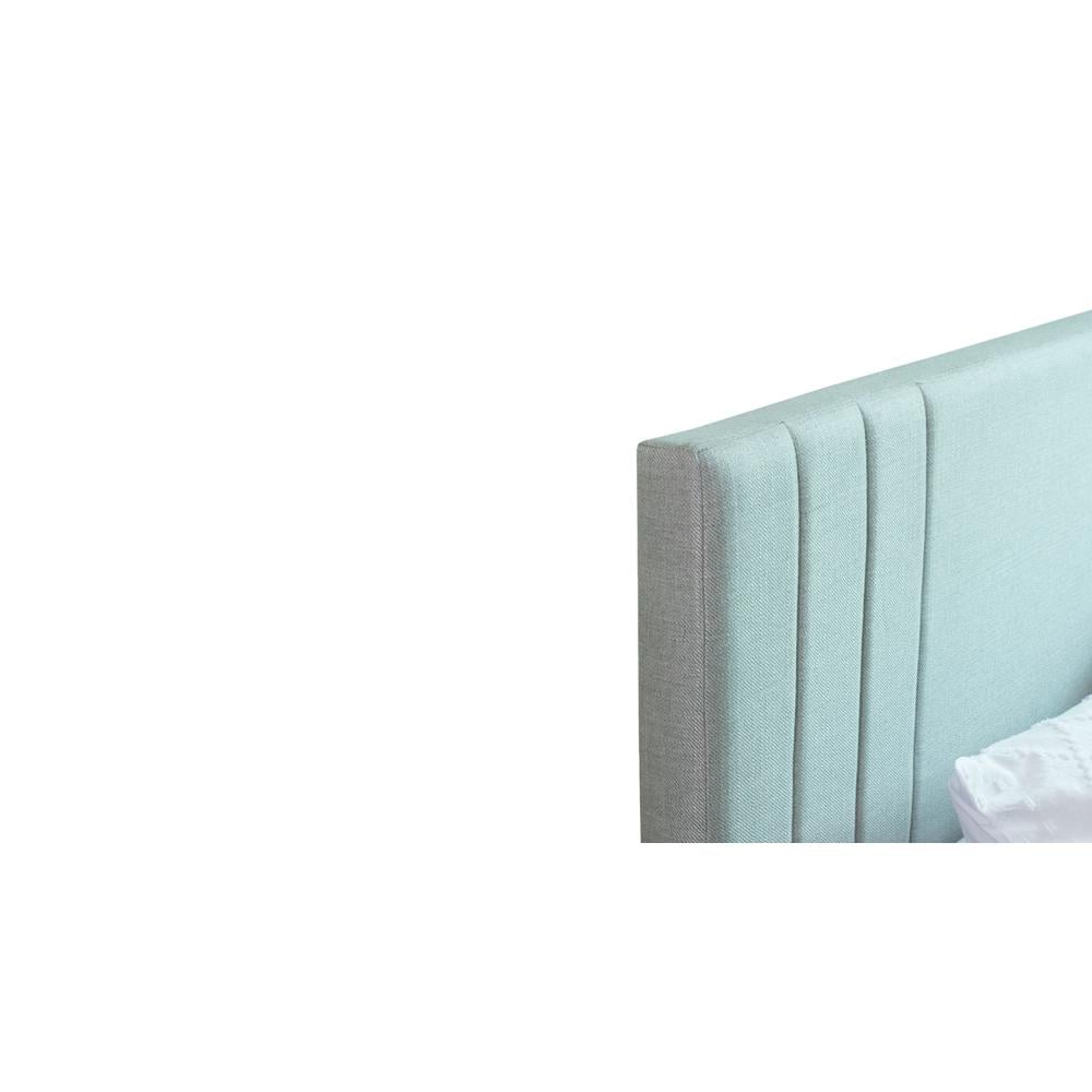 Ananda Engineered Wood Queen Size Bed In White Finish