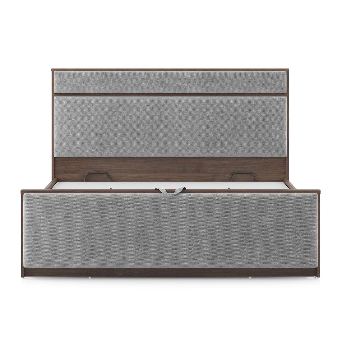 Rio Engineedred Wood Queen Size Hydraulic Storage In Granite Weave