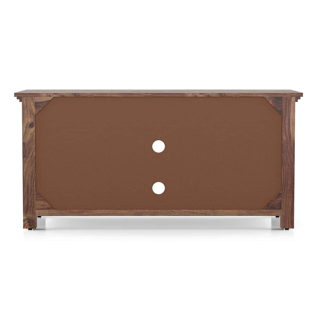 Fidora Solid Wood Free Standing TV Unit in Teak Finish