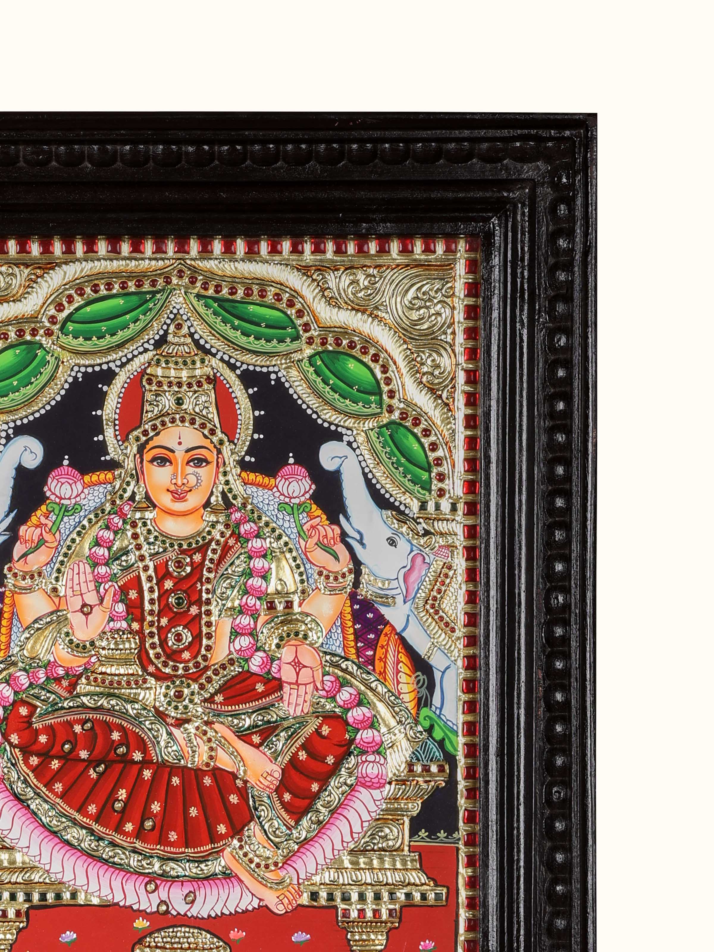 Gaja Lakshmi Thanjavur Painting