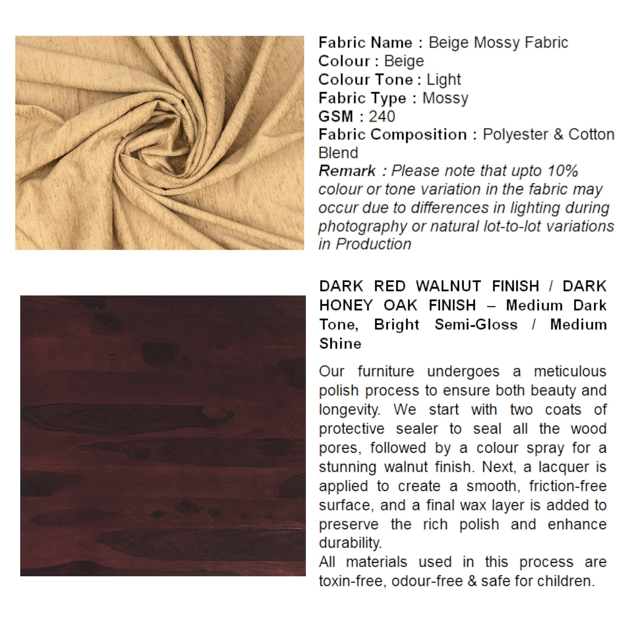 Oakmont Sheesham Wood Accent 4 Seater Dining Table Set