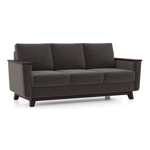 Corby Premium 3 Seater Fabric Sofa in Smoke Colour