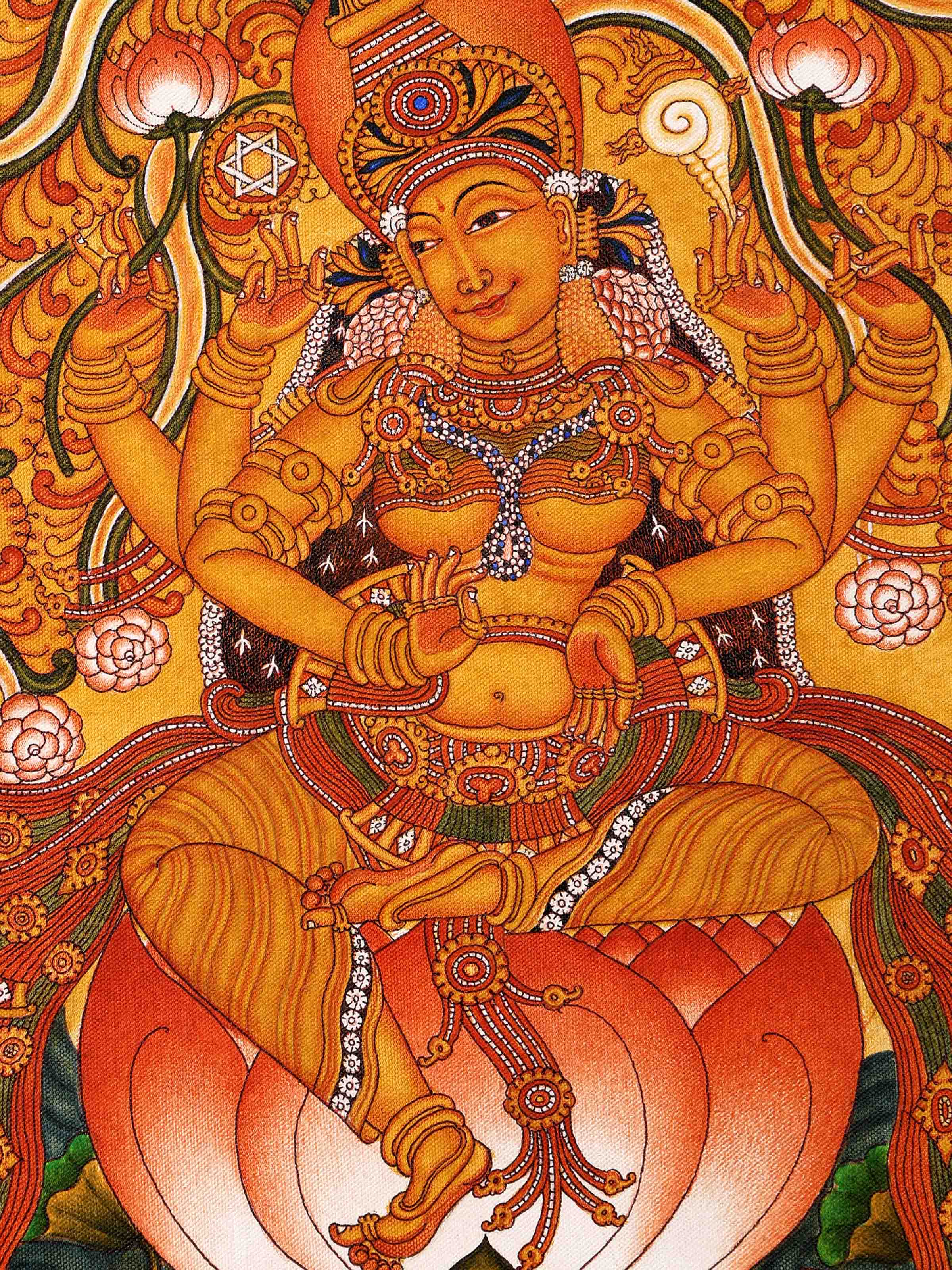 Mahalaxmi Kerala Mural Painting