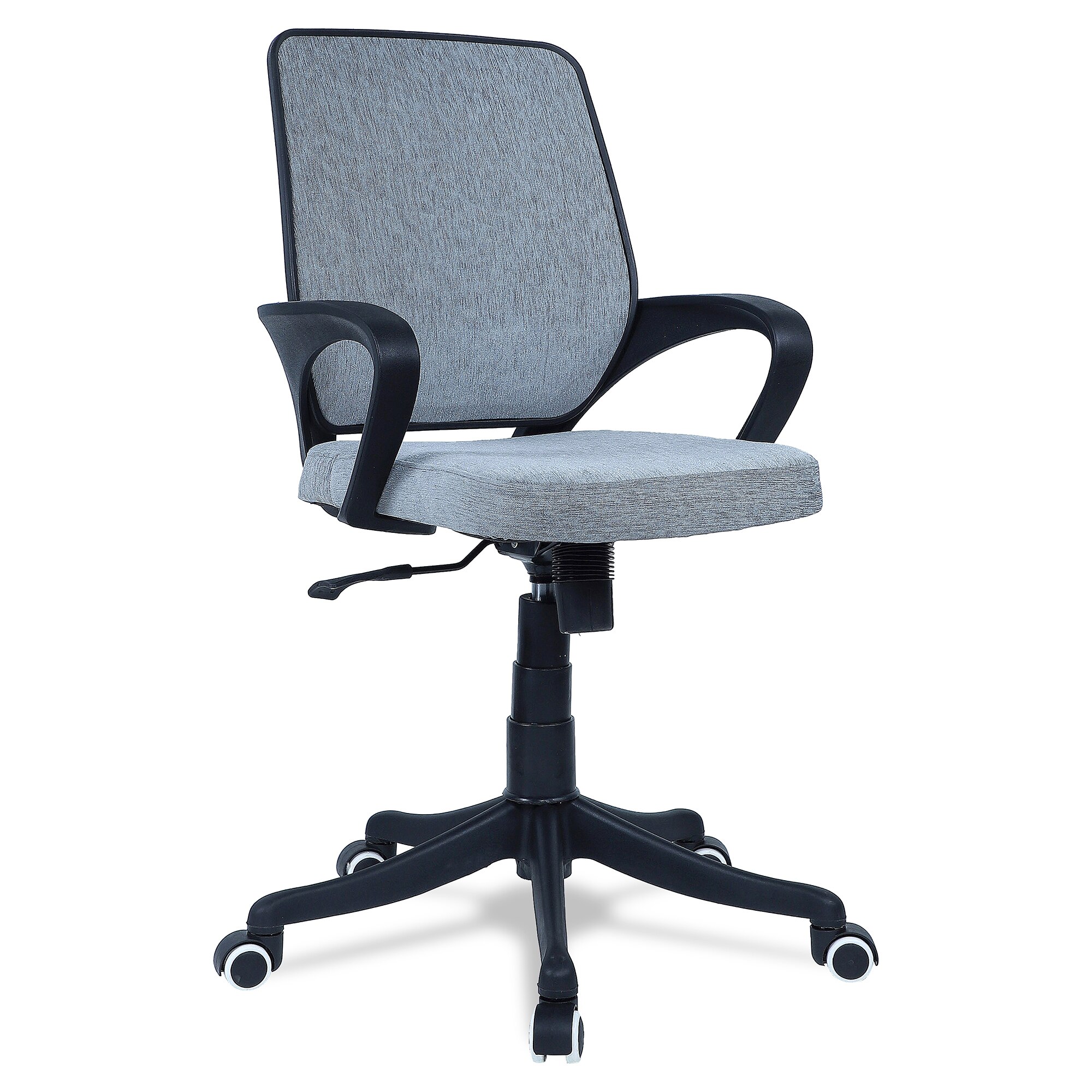Geain Mid Back Ergonomic Chair in Grey Colour