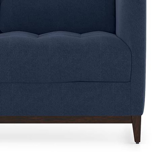 Florence Premium 3 Seater Fabric Sofa in Lapis Blue Colour