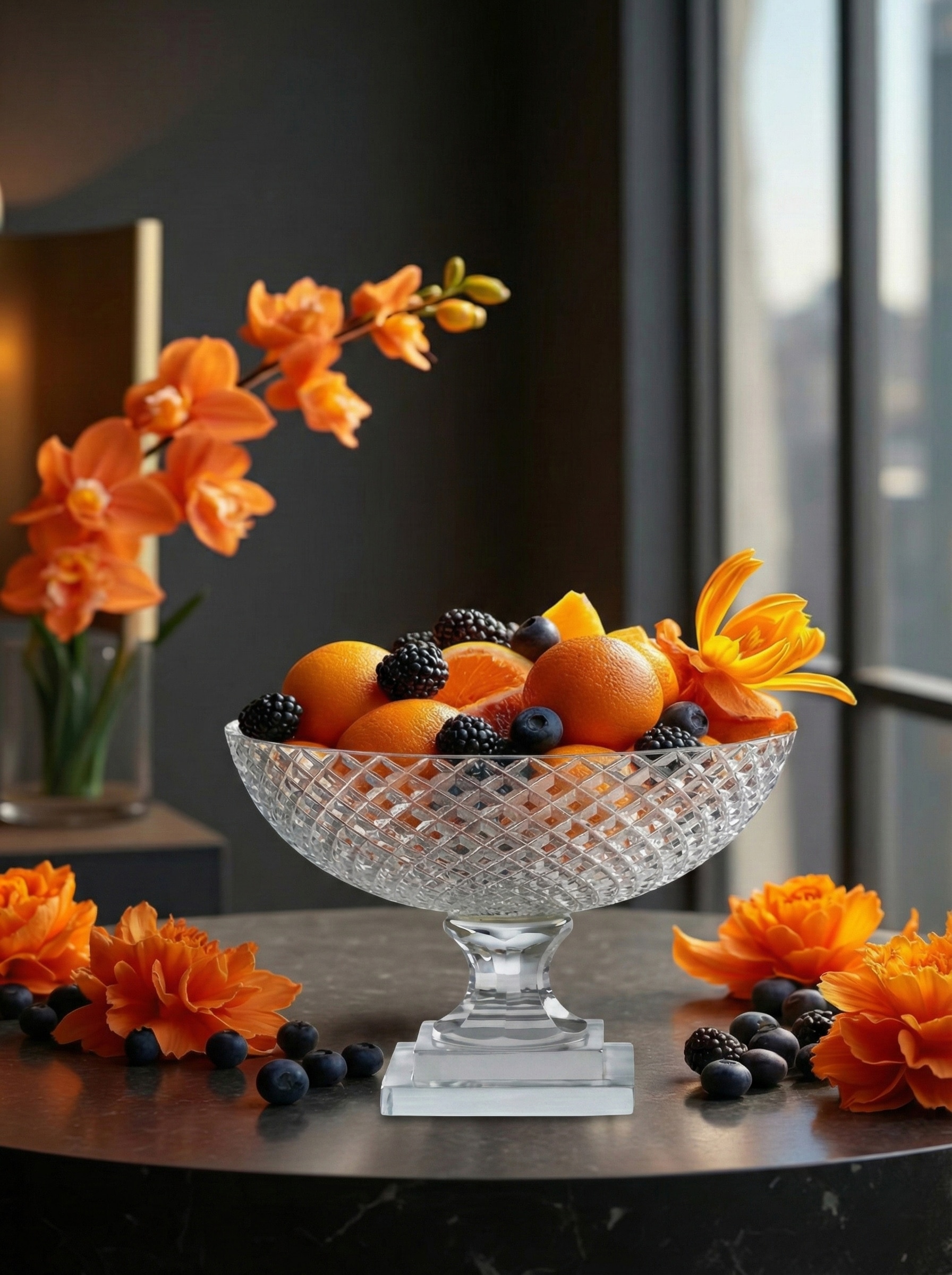 Lifestyle view of Glass Bowl Vase