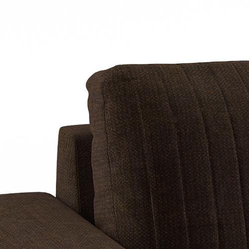 Granada Premium 2 Seater Fabric Sofa in Dark Earth Colour