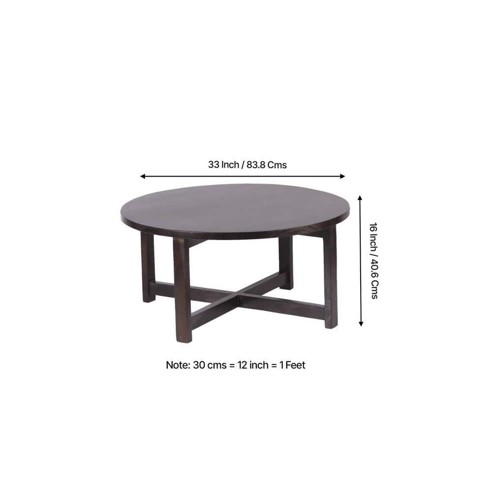 Nashville Sheesham Wood Coffee Table With 4 Stools Set In Mahogany Finish & Turquoise Sea Velvet Fabric Cushions