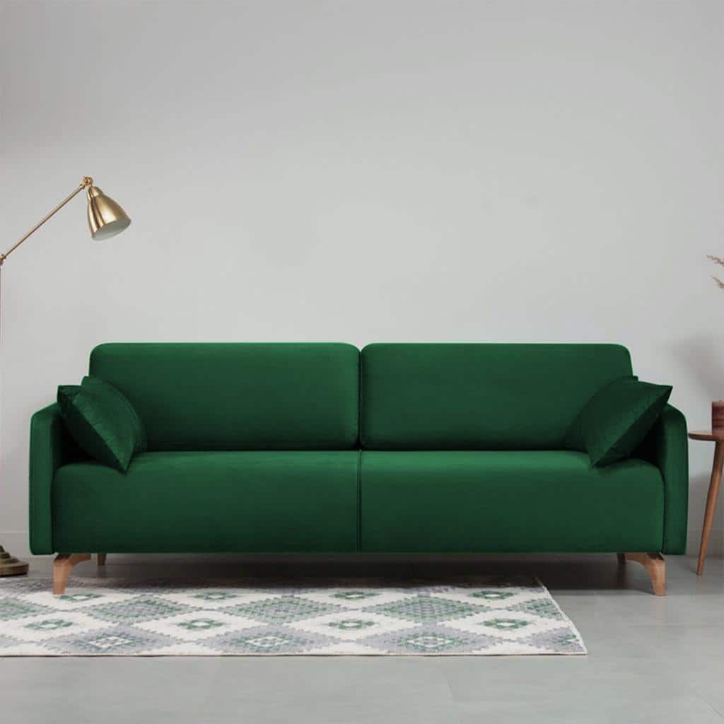 Roma Fabric Sofa (Green)