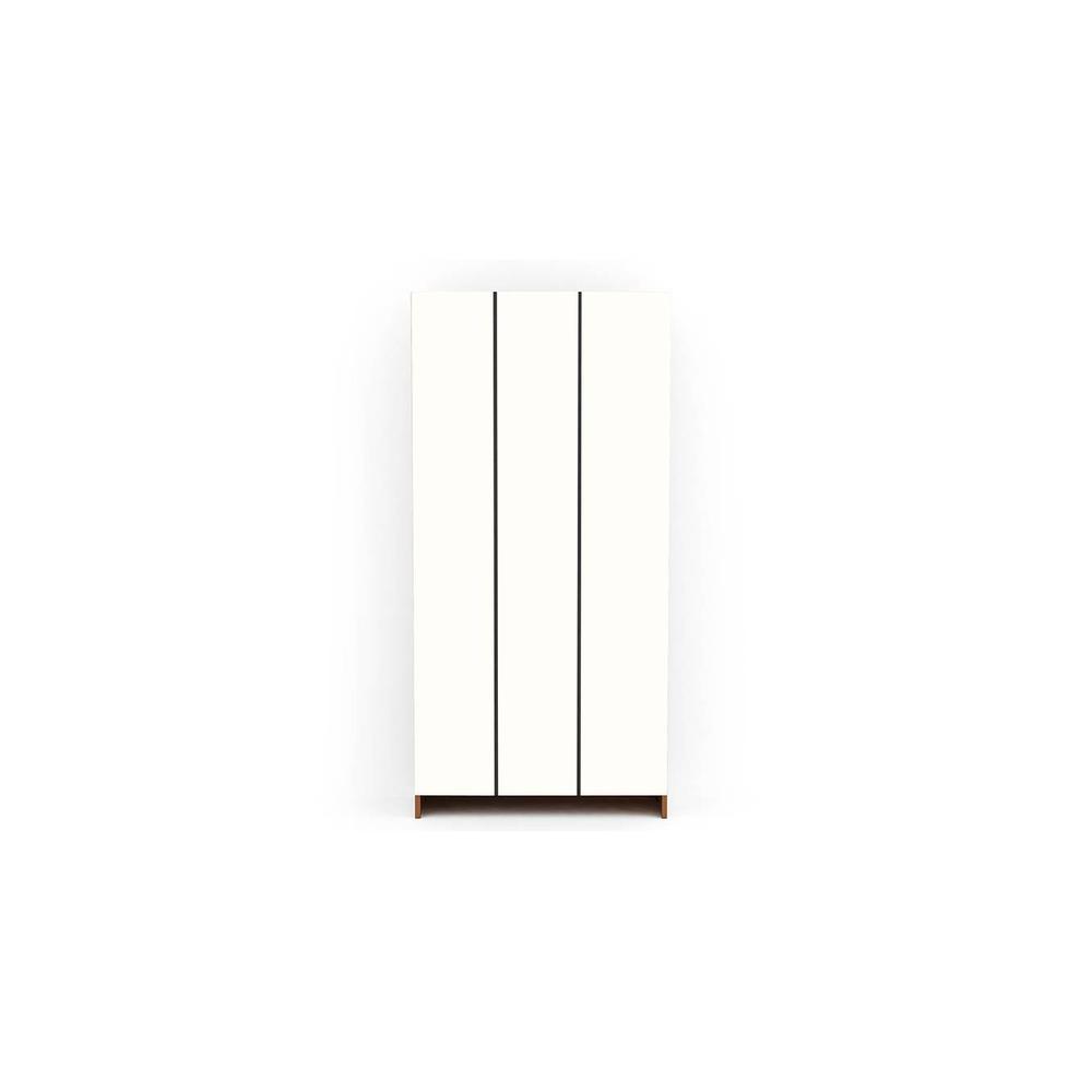 Alex Engineered Wood Bookshelf in Walnut Finish