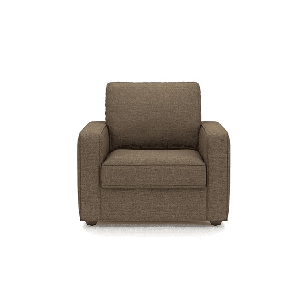 Apollo 1 Seater Fabric Sofa in Dune Colour