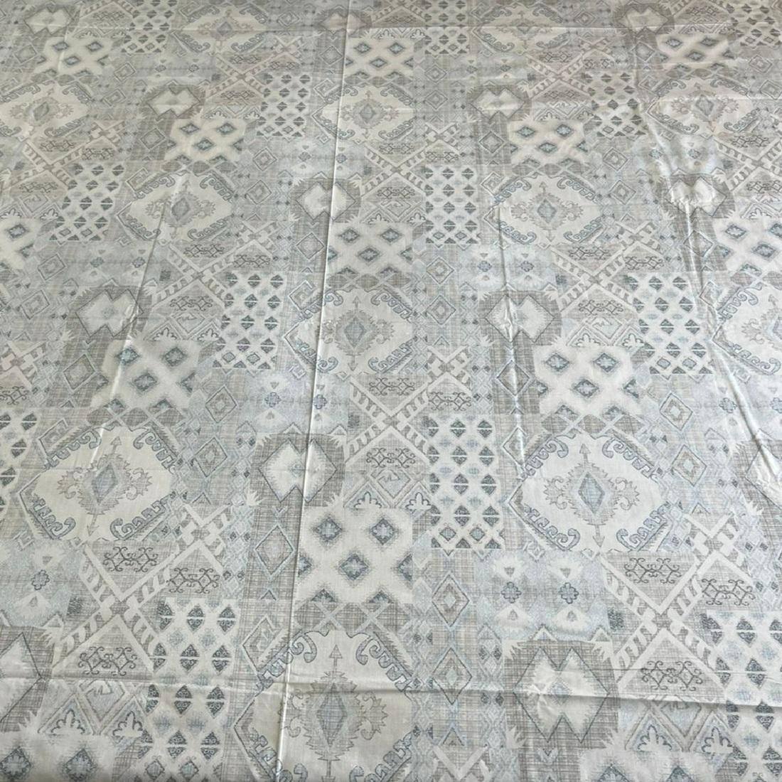 Threads Silky Touch Premium Super Double Queen Size Flat Bedsheet 254 x 230 cms