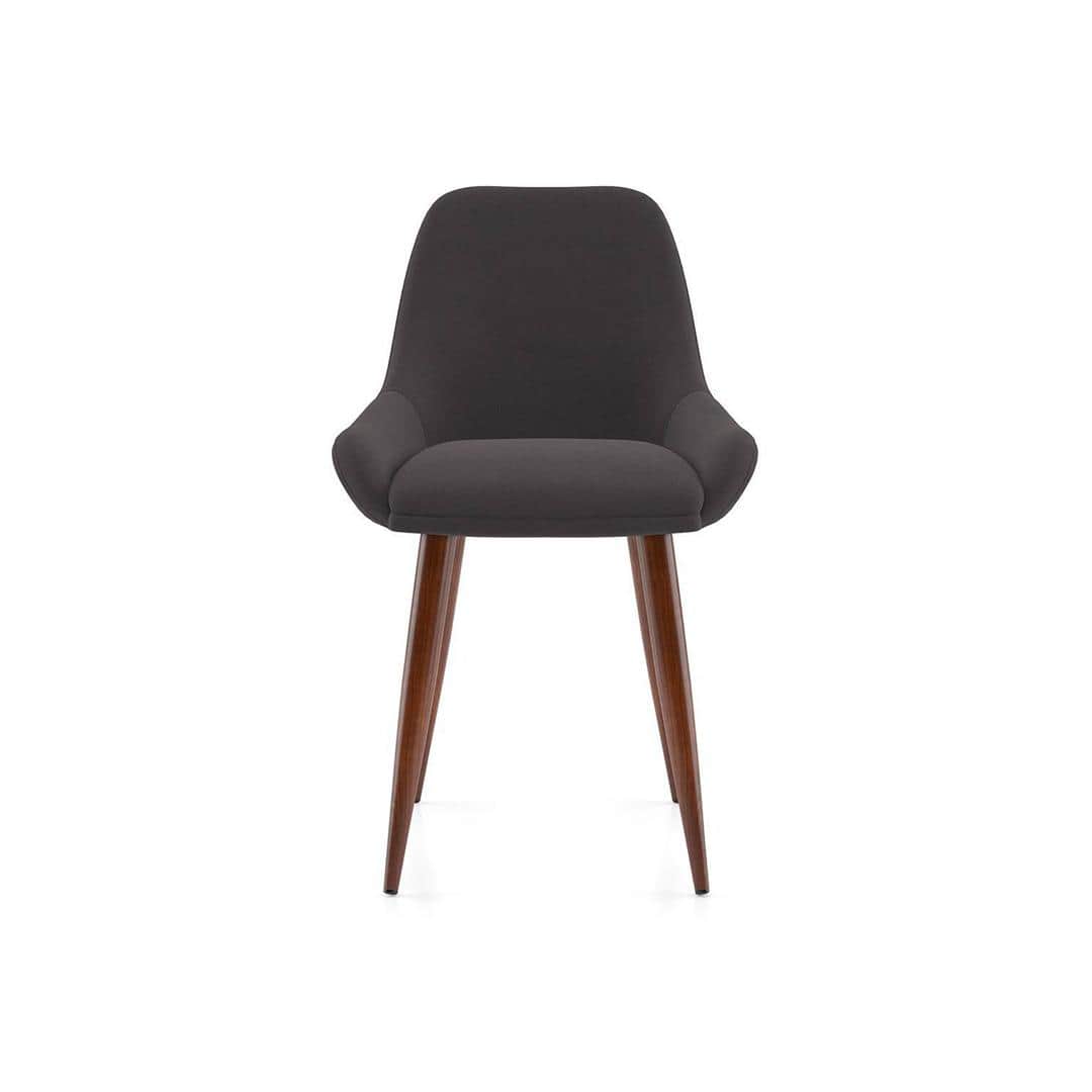 Atlas Crest Solid Wood 6 Seater Dining Table with 6 Rickman Lounge Chair