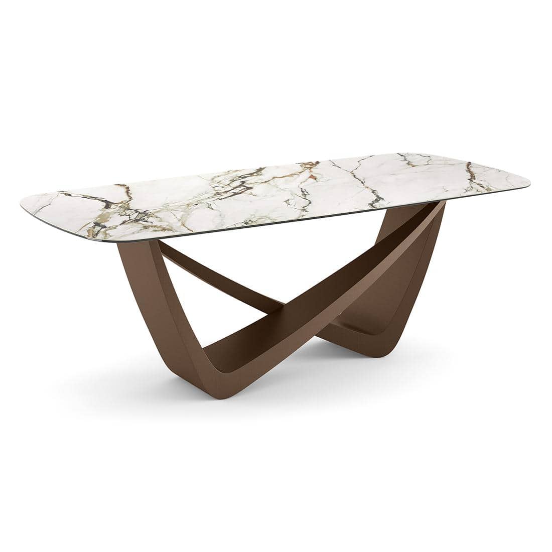 Paloma 8 Seater Pluto Spanish Ceramic Dining Table With Tulip Dining Chairs