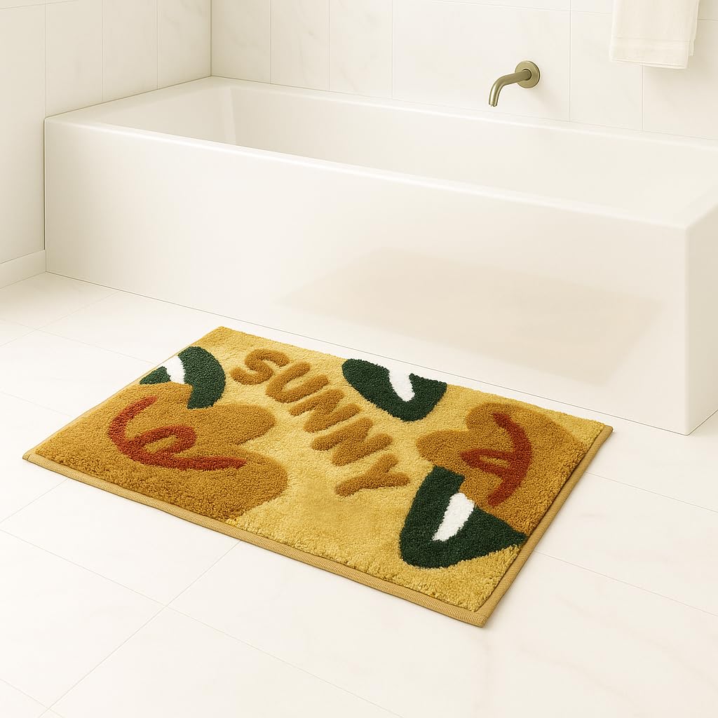 Luxe Home Macau Sunny Bath Mat (40x60 cm)- Yellow-image-8
