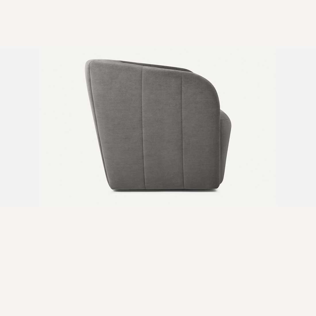 Candler Fabric Sofa (Grey)