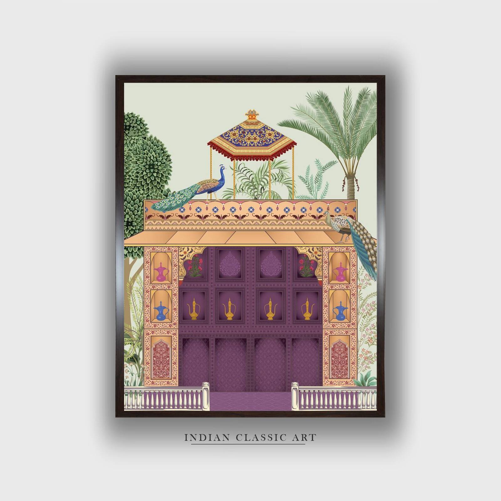 Folk Canvas Wall Prints Canvas Wall Prints Set of 1 Multicolor Matte