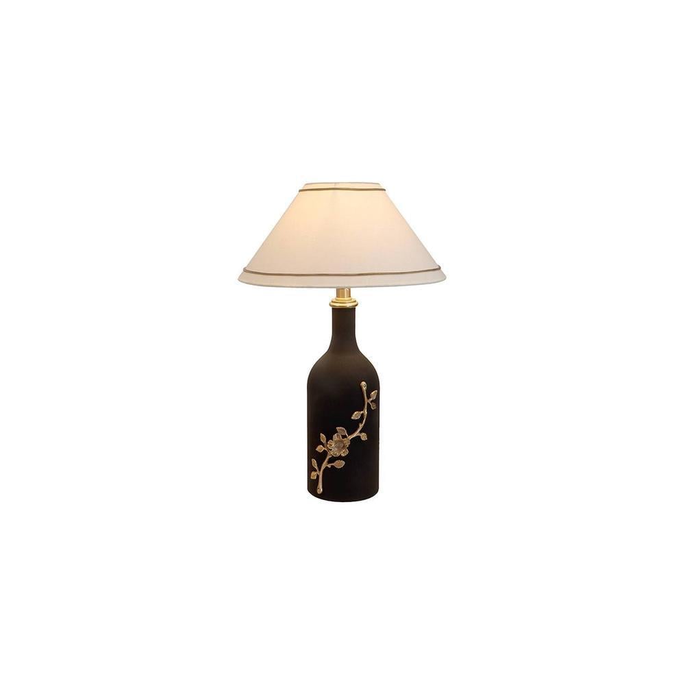 Fredo White Cotton Shade Table Lamp