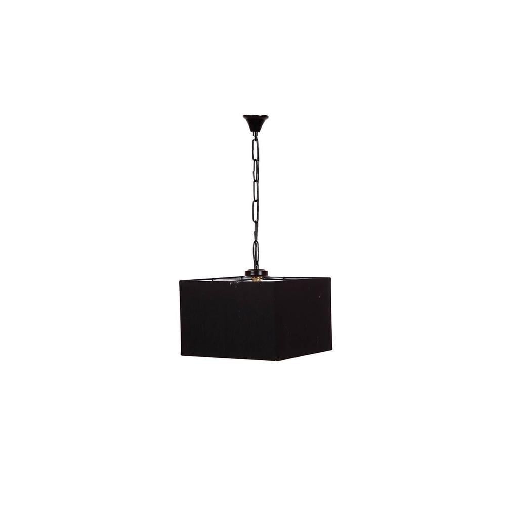 Moshe Black Fabric Hanging Light