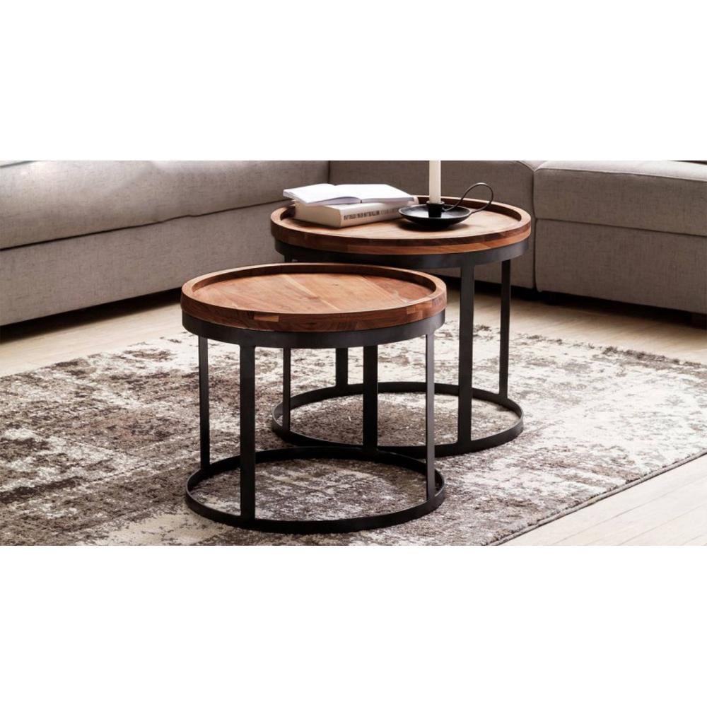 Birxton Solid Wood Nested Tables - Set of 2