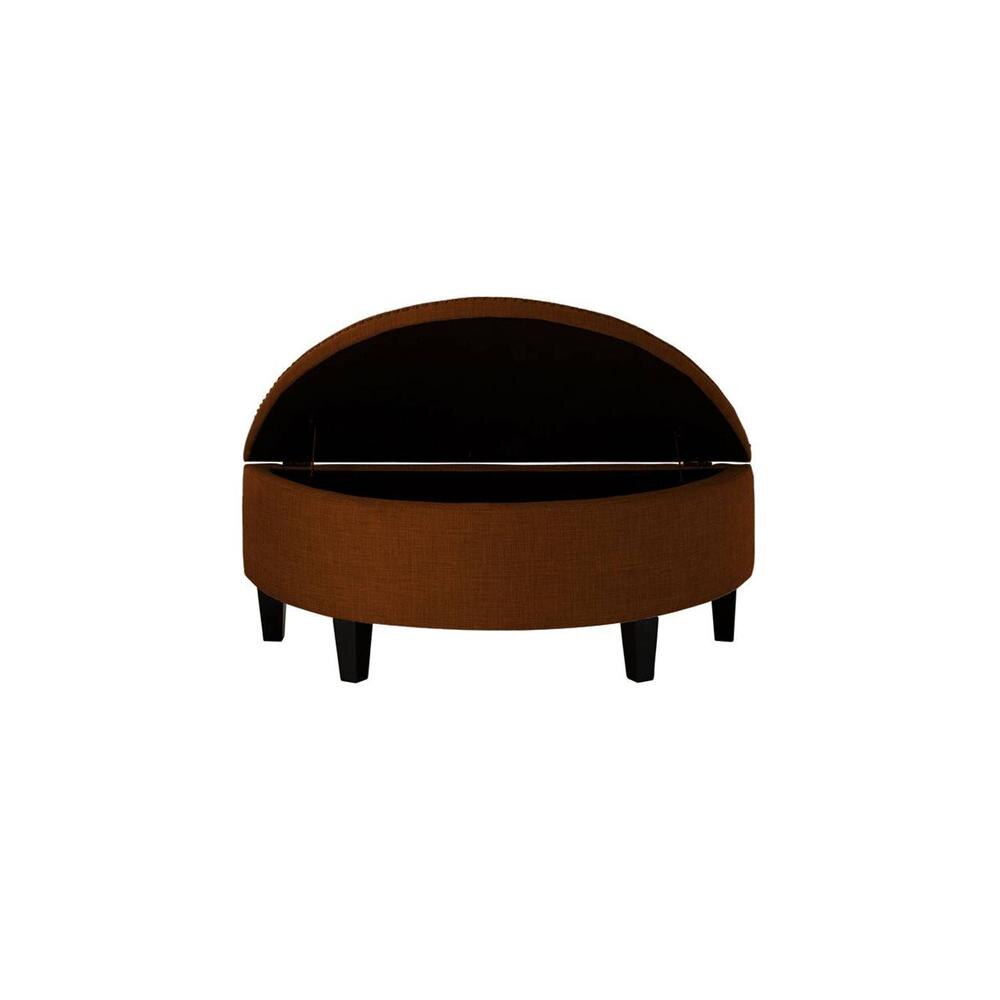 Replon 2 Ottoman with Storage Color in Brown