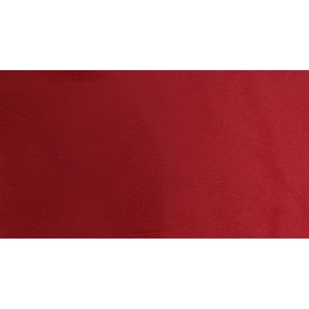 Silas Solid Wood  Ottomon in  Red Colour