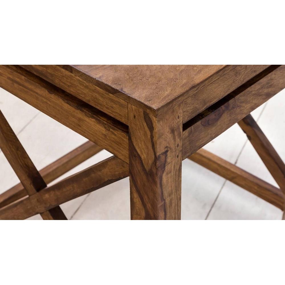 Ashby Solid Wood Nested Tables - Set of 2
