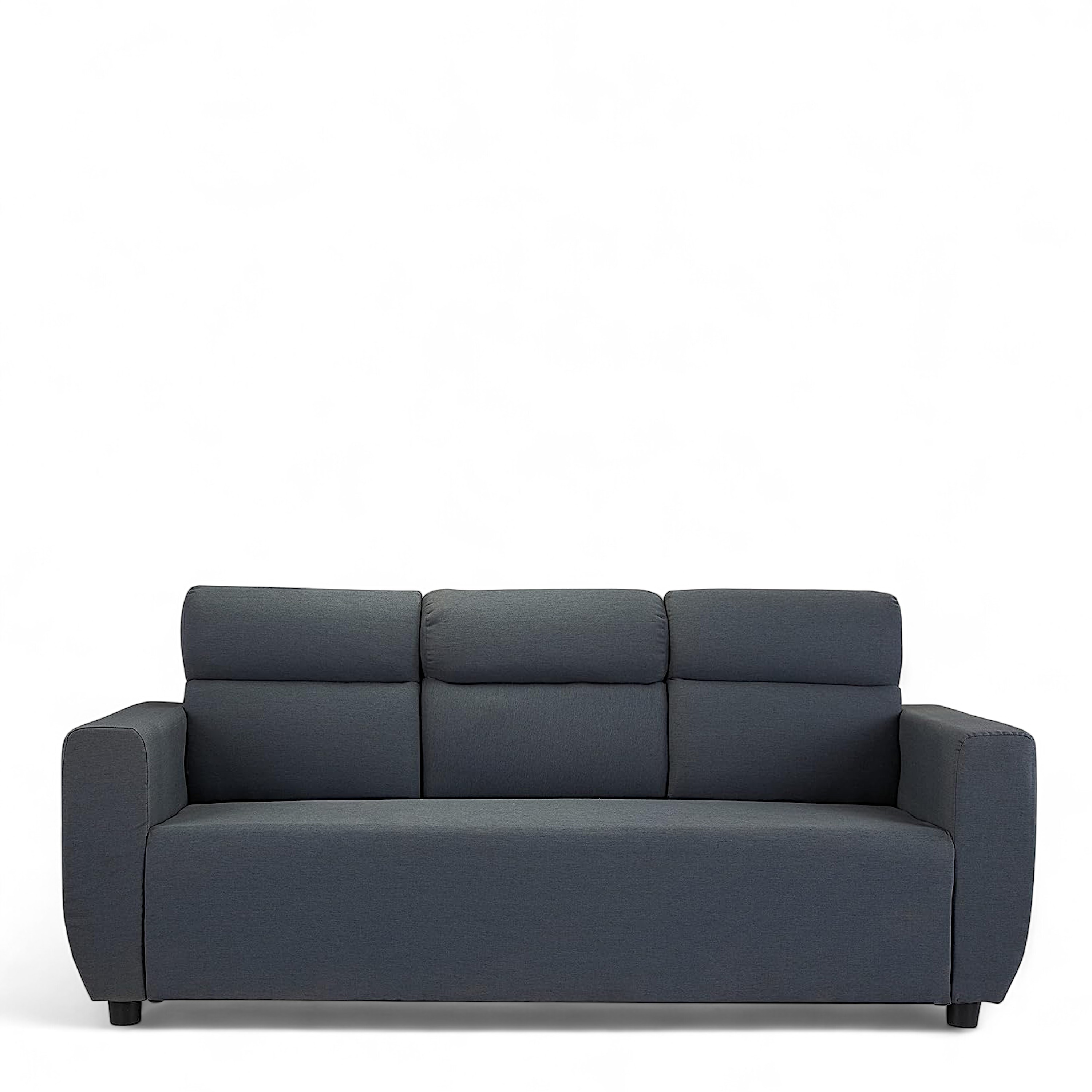 Dayton Pine Wood Contemporary 3+2 Seater Sofa (Anchor Grey Fabric)