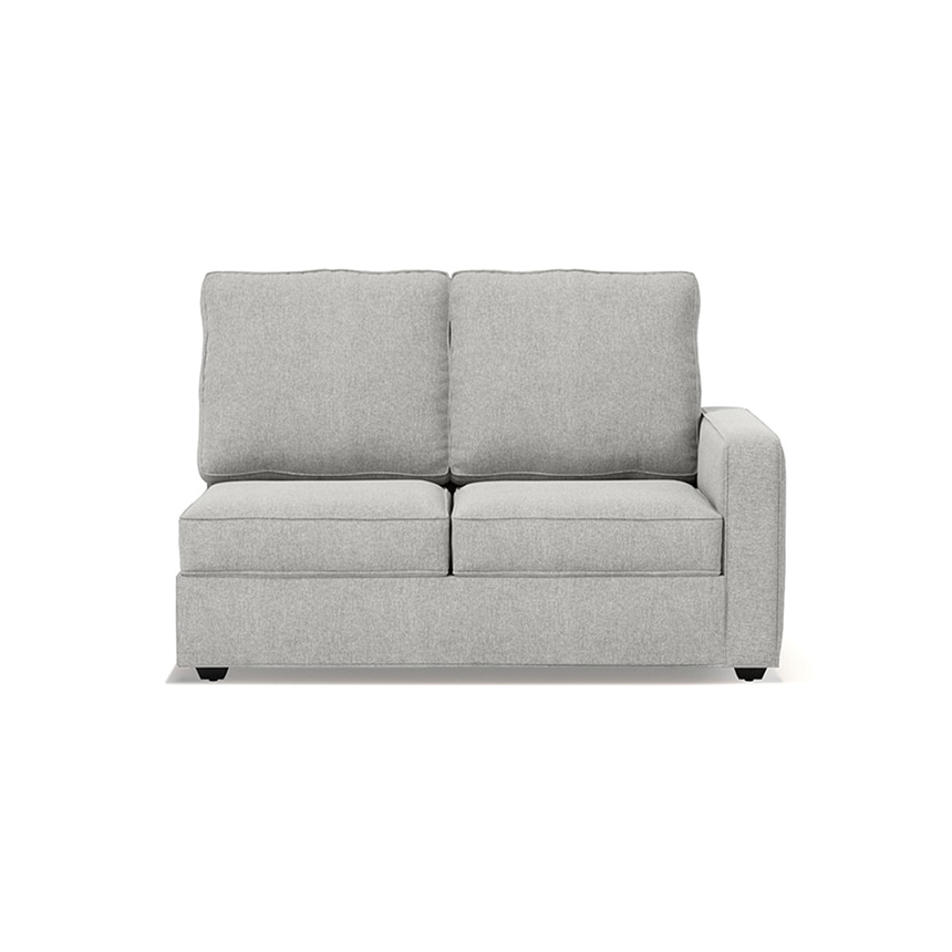 Apollo Compact Sofa (Colour : Vapour Grey, Cushion : Hard, Back Type : High Back, Seating Capacity : Left Aligned 2 Seater + Left Aligned Chaise)