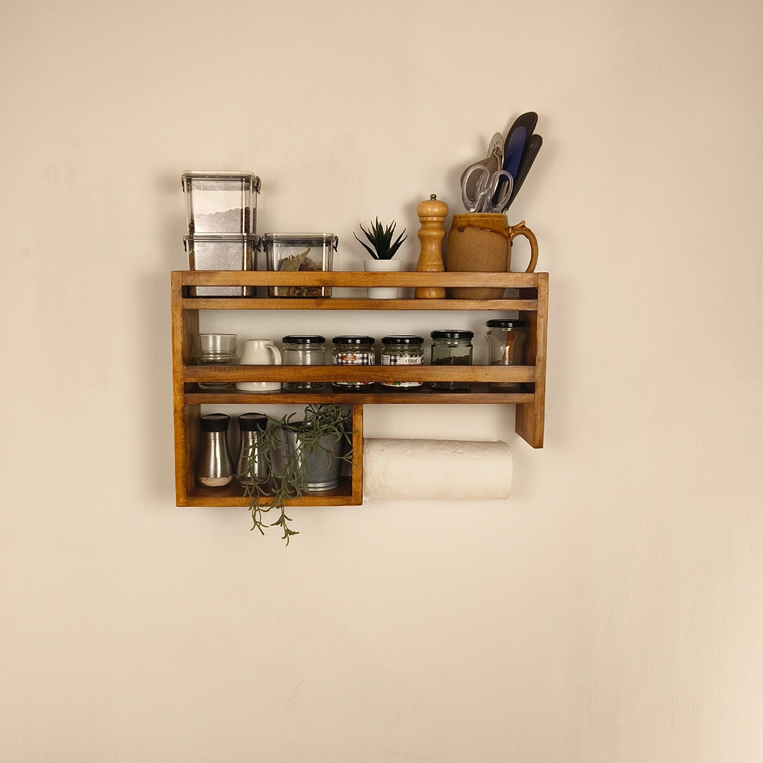 Eleanor Wooden Kitchen Storage Rack