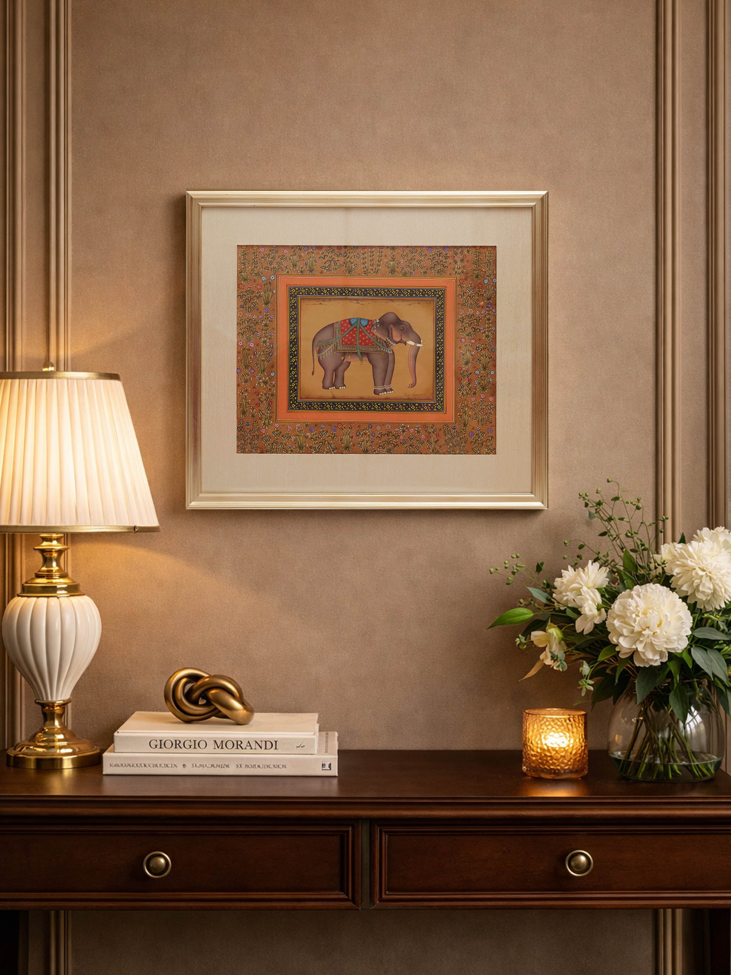 Elephant Miniature Painting