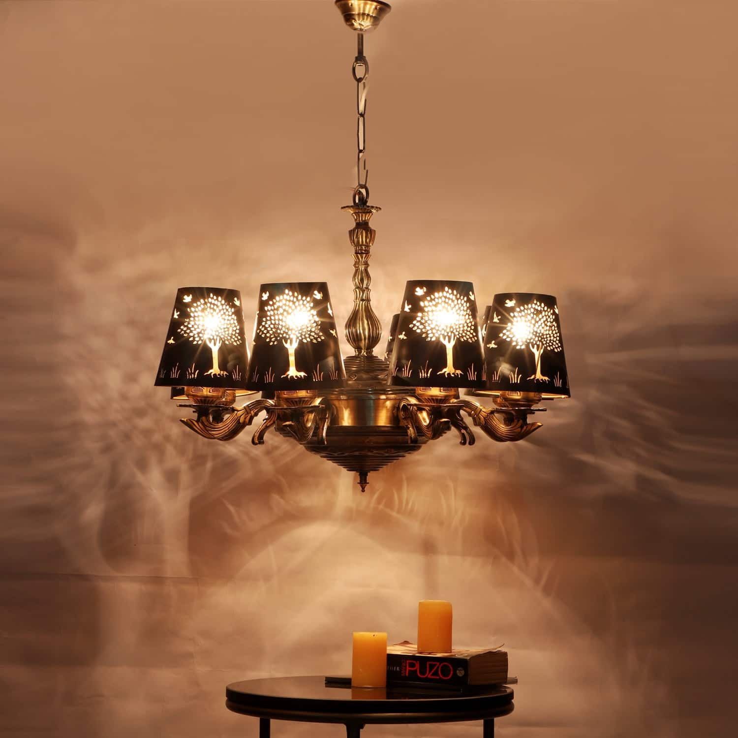 Devansh Metal Electric Wall Light in Multi Colour with Multi Shade Count of 2 Lights