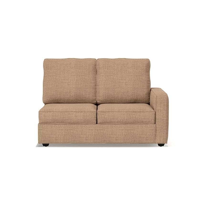 Apollo Compact Sofa (Colour : Sandshell Beige, Cushion : Hard, Back Type : High Back, Seating Capacity : Left Aligned 2 Seater + Left Aligned Chaise)