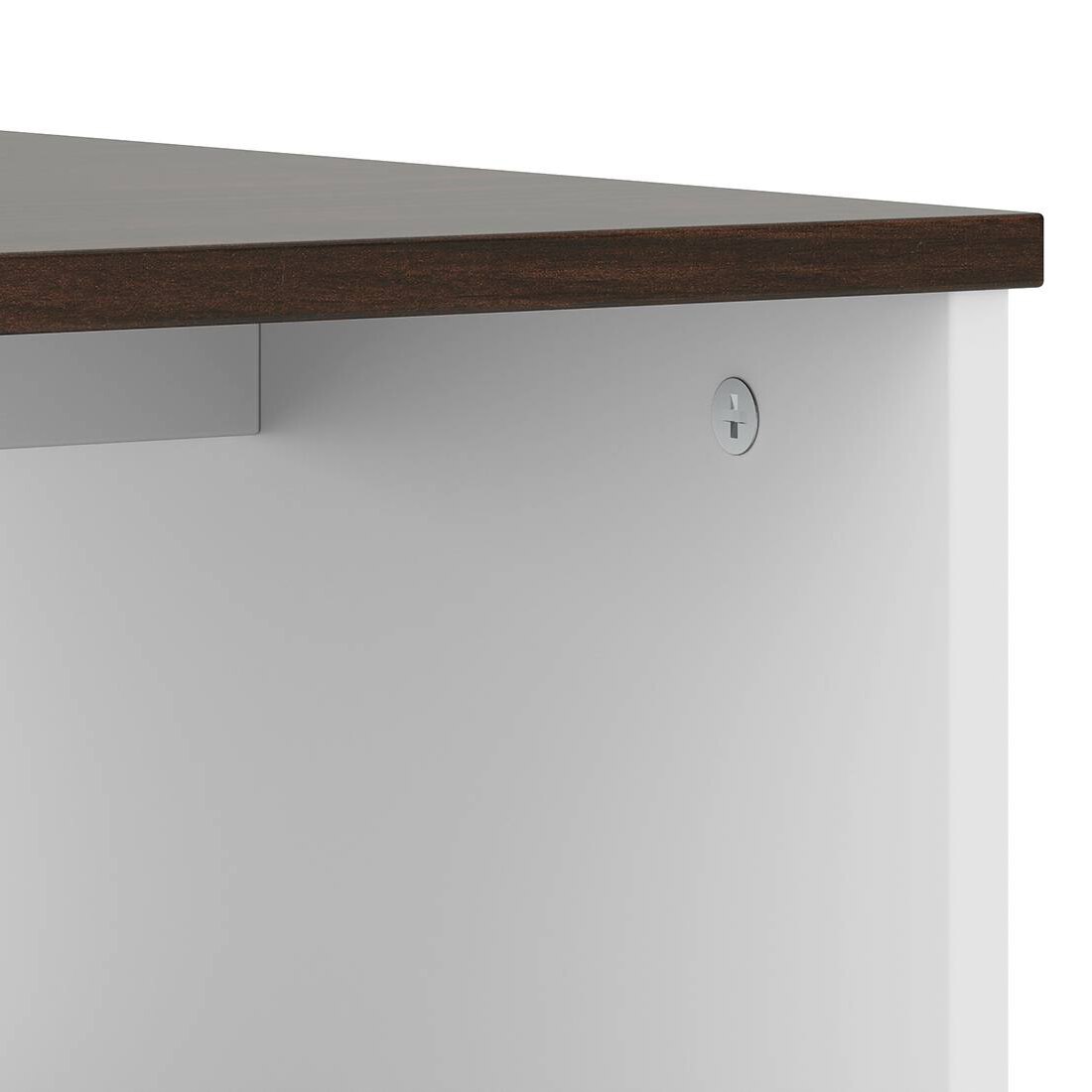 Riley Dual Tone Coffee Table In White Finish