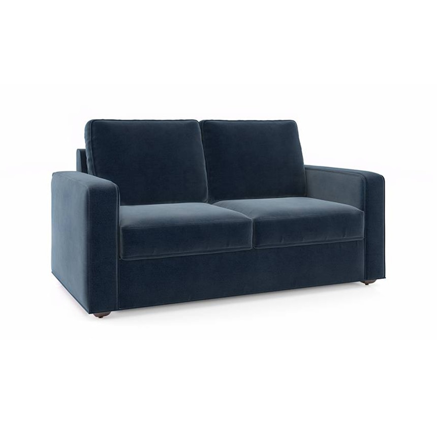 urban ladder Apollo Compact Sofa Set (Colour : Sea Port Blue Velvet, Cushion : Hard, Back Type : Regular, Seater : 2+1+1)-picture-26