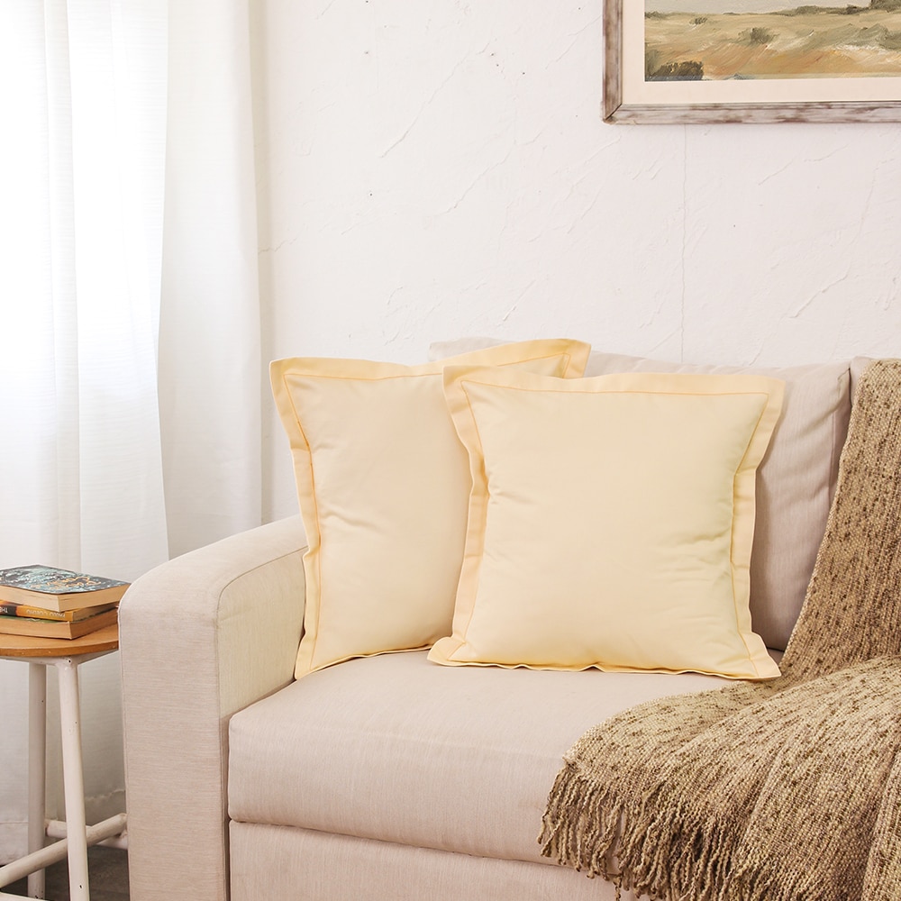 Ginger Set Of 2 Cushion Covers With Beige Colour