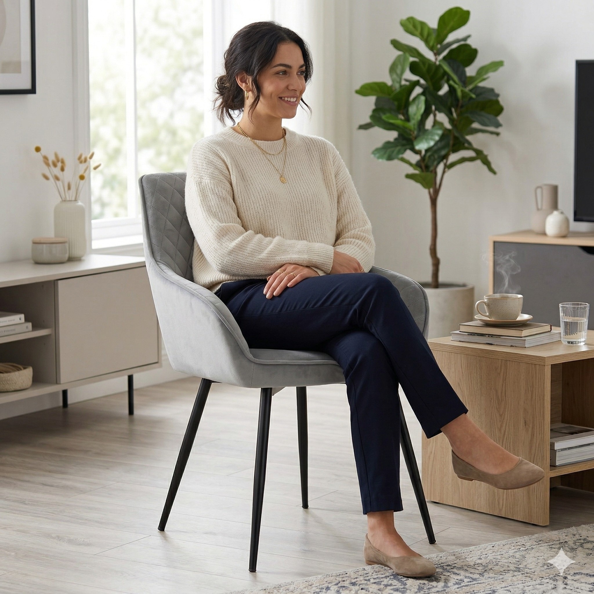 Scandinavian Hakon Dining Chair Matte Finish - Nestnordic