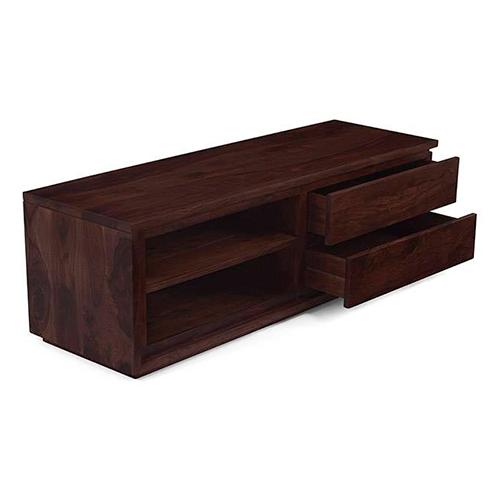 Vector Solid Wood TV Unit in Mahogany Finish