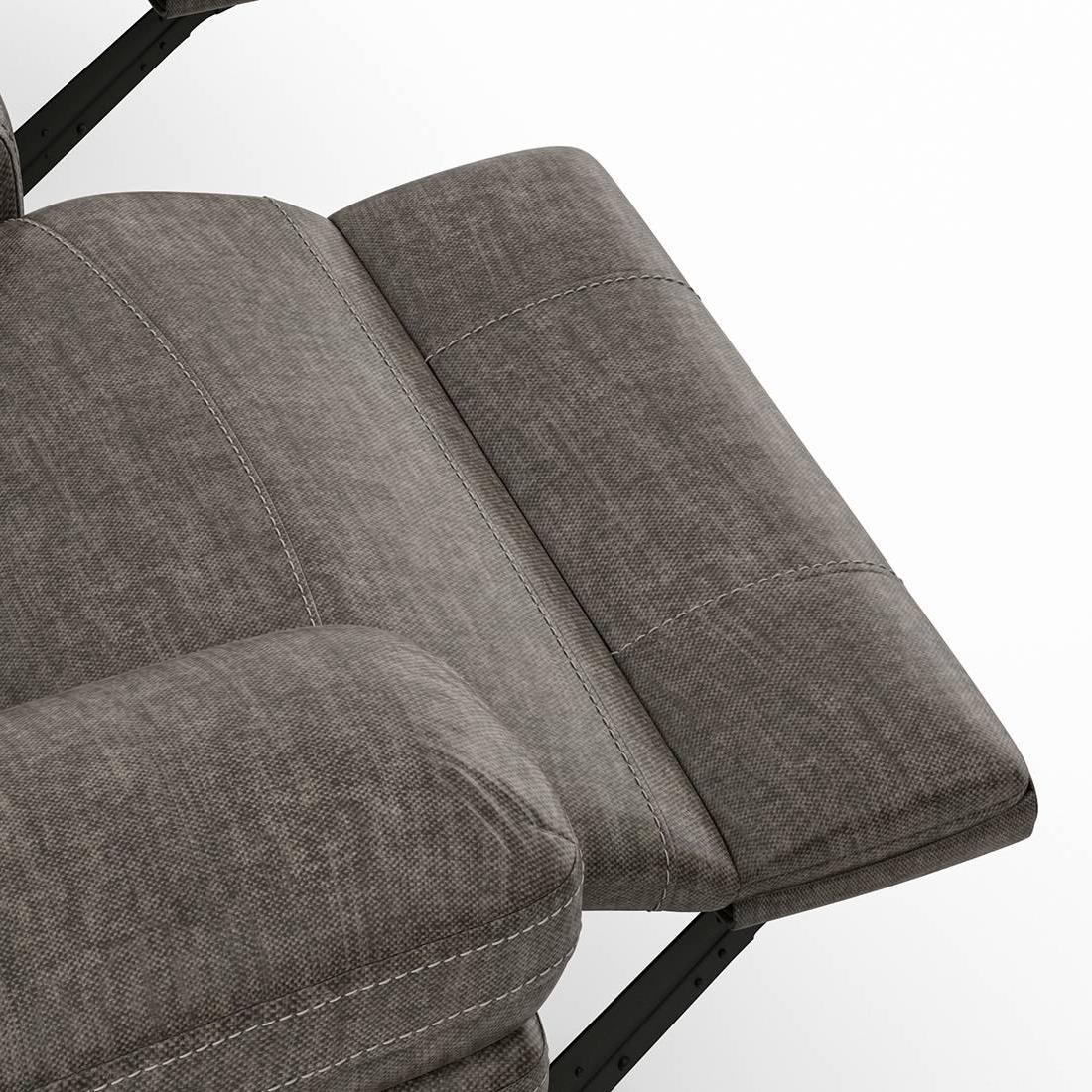 Harris Two Seater Entertainment Recliner Carbon Grey Colour